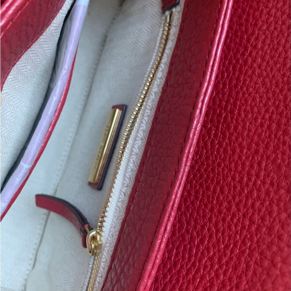 Tory Burch Kira Chain Crossbody Shoulder Pebble Leather Bag - Picture 5 of 12